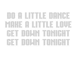 GET DOWN TONIGHT (BRANCO)