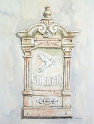 CAIXA DE CORREIO AQUARELA