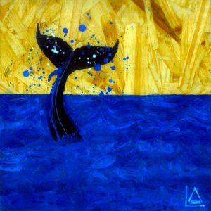 LISERGIA CRAYON IN WOOD WHALE