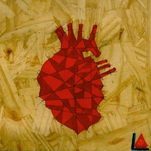 LISERGIA CRAYON IN WOOD TRIANGLE HEART