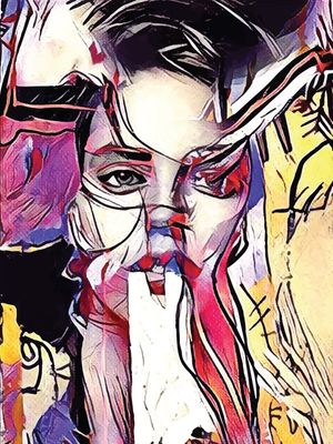PAINTED WOMAN 1