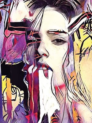 PAINTED WOMAN 2