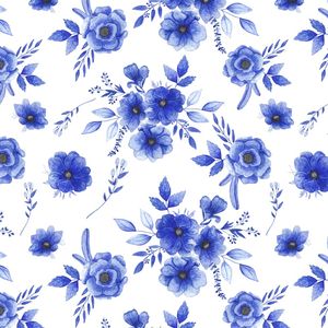 FLORAL BLUE