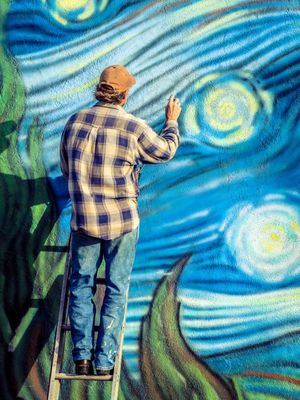 PINTANDO VAN GOGH