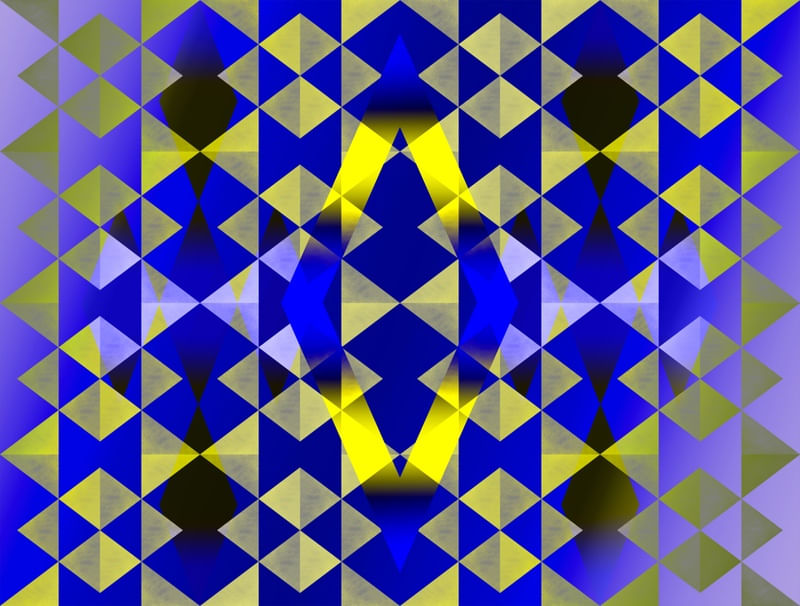 AZUL DOURADO