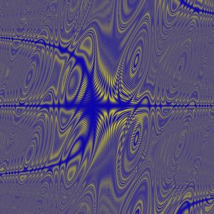 FRACTAL AZUL DOURADO