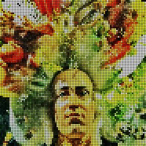 CABEÇA DE FRUTAS COM BOLINHAS
