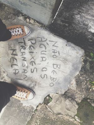 NÃO BEBO ÁGUA!