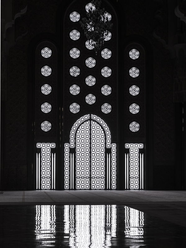 VITRAL NA MESQUITA EM CASABLANCA