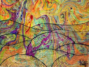 WAVES COLORFUL FRAME2 LISERGIA
