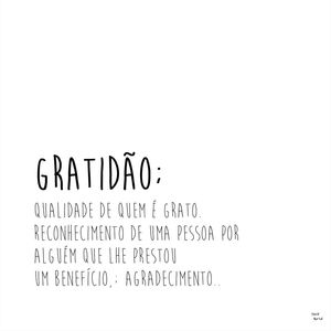 GRATIDÃO - PALAVRA POESIA