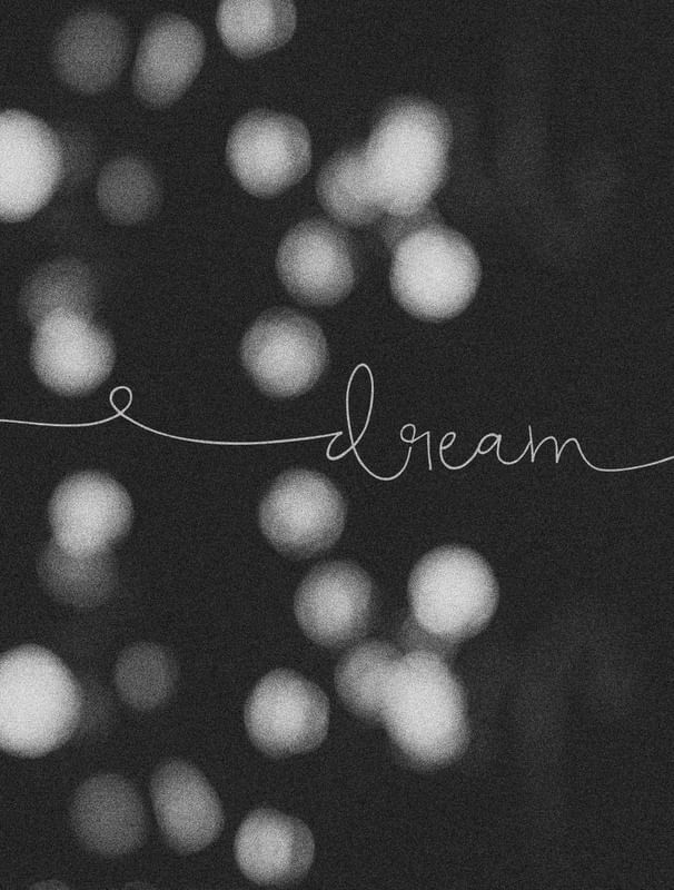DREAM PRETO E BRANCO