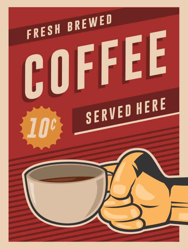 FRESH BREWED COFFEE