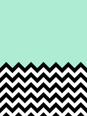 CHEVRON BLACK AND BLUE