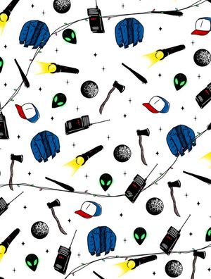 STRANGER THINGS PATTERN