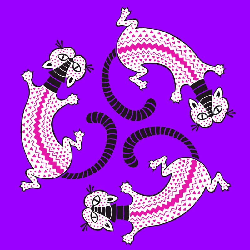 MANDALA DE GATOS II