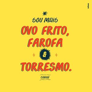 OVO FRITO, FAROFA E TORRESMO (QUADRADO)