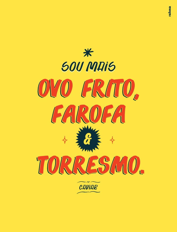 OVO FRITO, FAROFA E TORRESMO (RETRATO)