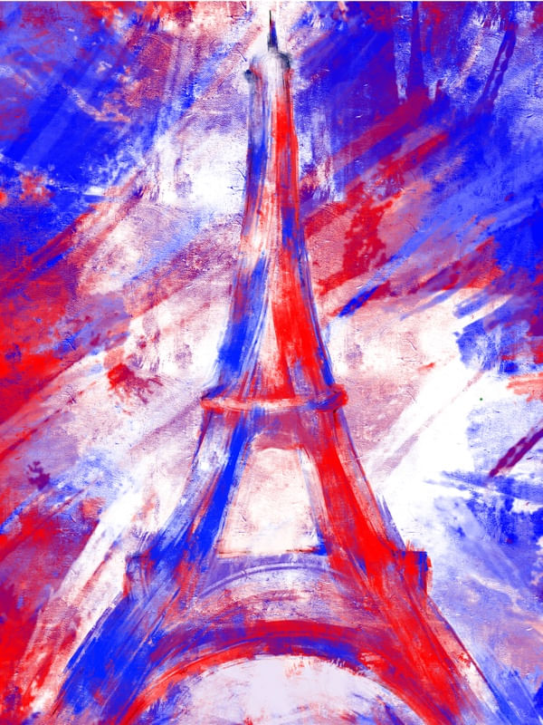 TORRE EIFFEL EM CORES