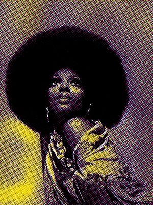 DIANA ROSS MOIRÉ