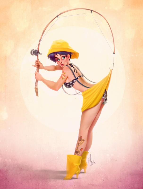FISHER PINUP