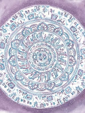 MANDALA EM AQUARELA