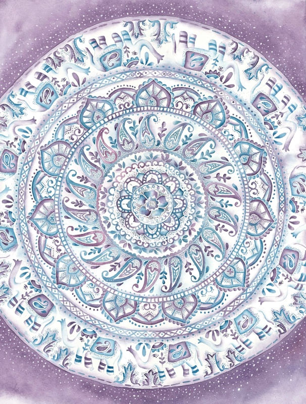 MANDALA EM AQUARELA