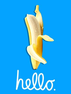 BANANA SAYS HELLO