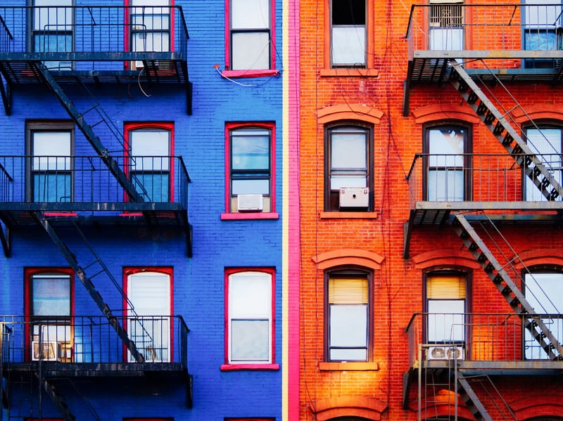 NEW YORK VERMELHO E AZUL