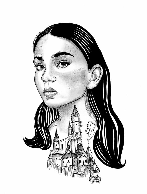THE GIRL AND THE CASTLE
