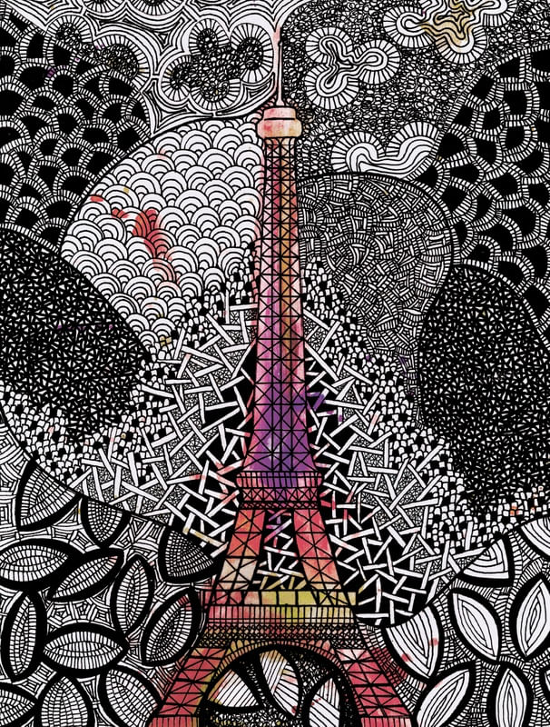 EIFFEL AQUARELADA
