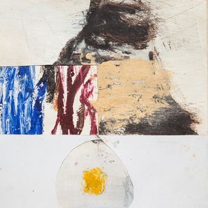 EXERCICIO ABSTRATO PONTO E COLAGEM A OLEO