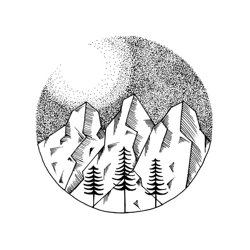 DOTWORK MOUNTAINS