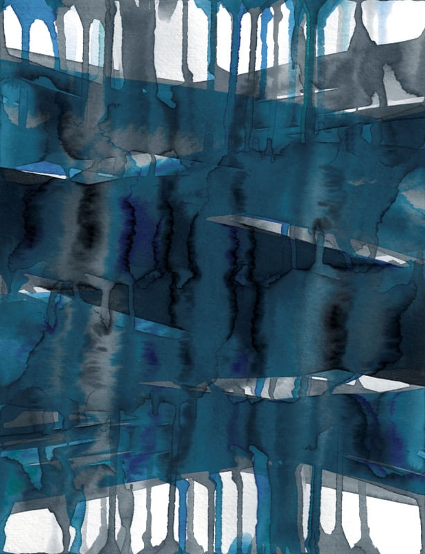 BALANCING ACT, BLUE GRAY