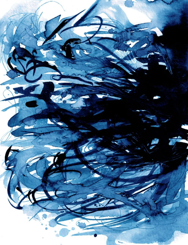 BUTTERFLY 2, BLUE