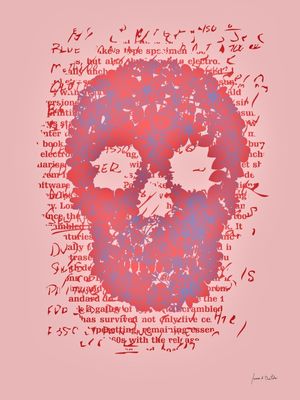 CALLIGRAPHY SKULL