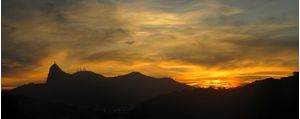 PÔR DO SOL NO RIO DE JANEIRO