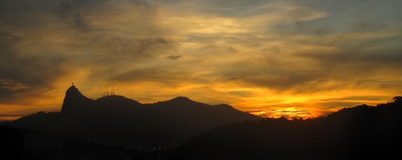 PÔR DO SOL NO RIO DE JANEIRO