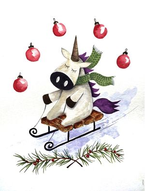 UNICÓRNIO NO NATAL