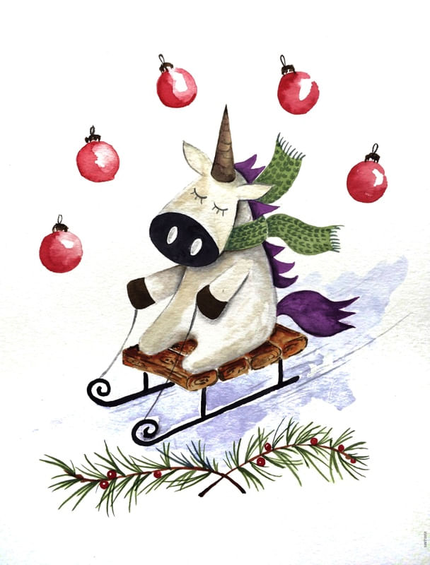 UNICÓRNIO NO NATAL