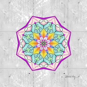 MANDALA VIOLETA