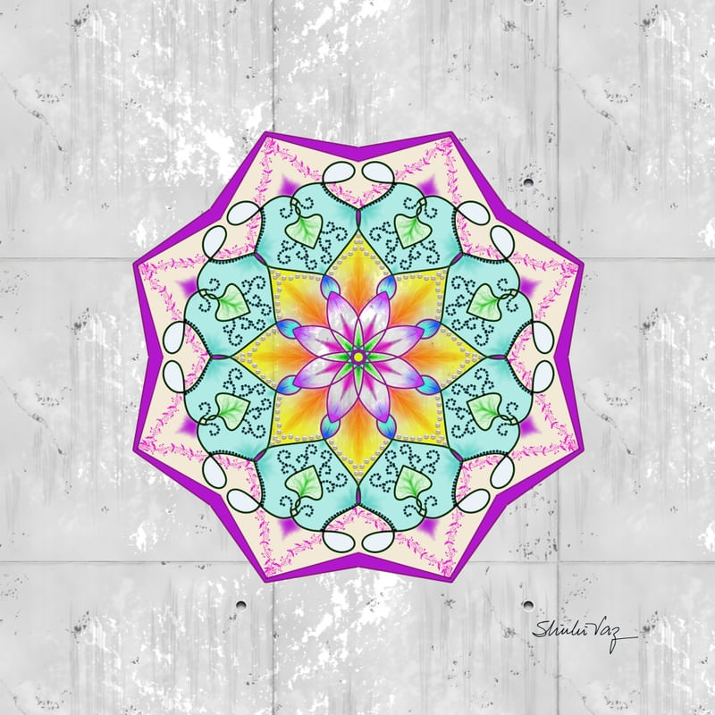 MANDALA VIOLETA