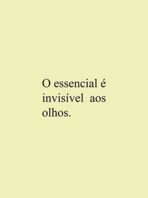 ESSENCIAL INVISÍVEL