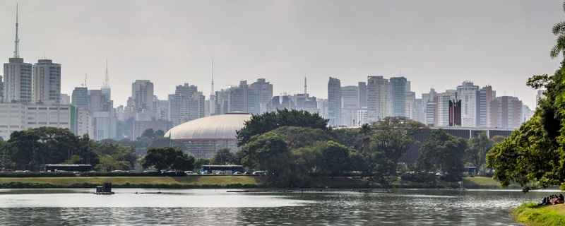 VISTA DE SÃO PAULO DO PARQUE IBIRAPUERA
