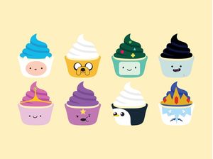 ADVENTURE TIME CUPCAKE