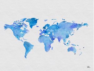MAPA AQUARELADO