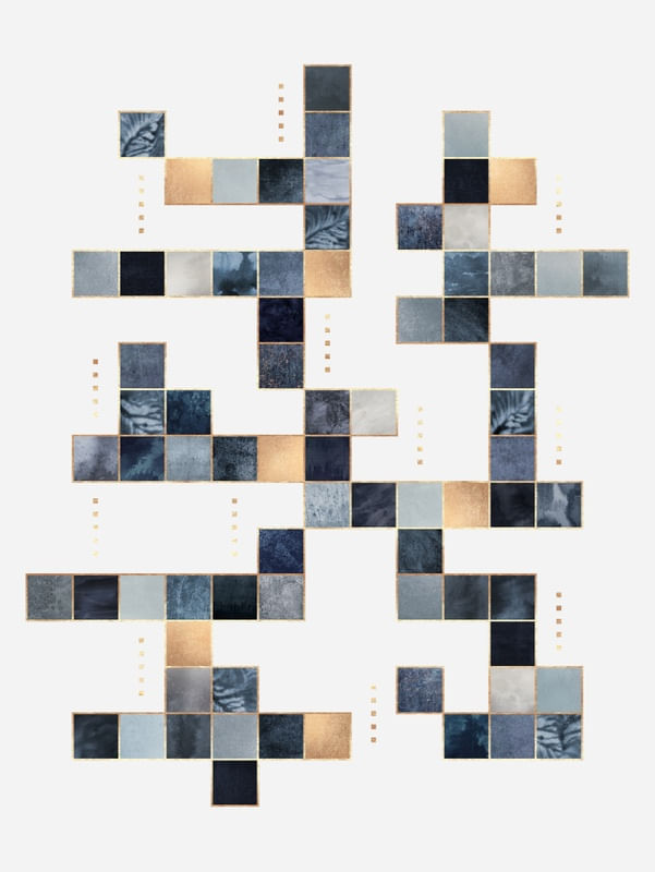 BLUE SQUARES 1