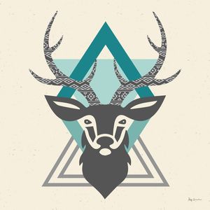 HIPSTER STYLE DEER