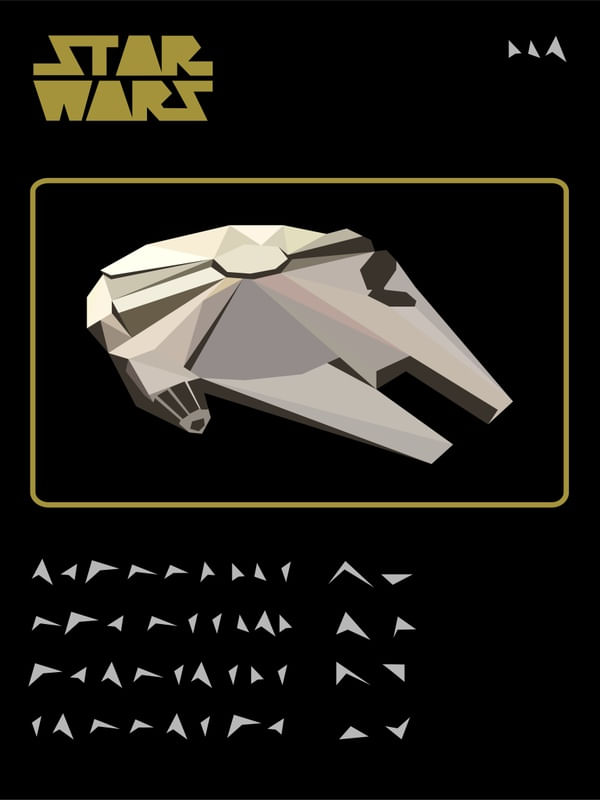 SUPERTRUNFO STARWARS - MILLENNIUM FALCON