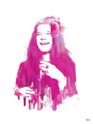 PINTURA DIGITAL JANIS JOPLIN